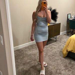 Stain Blue Mini Dress Size Small